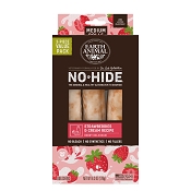Earth Animal No-Hide Strawberries & Cream Rawhide-Free Medium Rolls Dog Treats, 3 Count