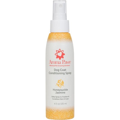 Aroma Paws Honeysuckle Jasmine Dog Coat Conditioning Deodorizing Spray, 4.5-oz